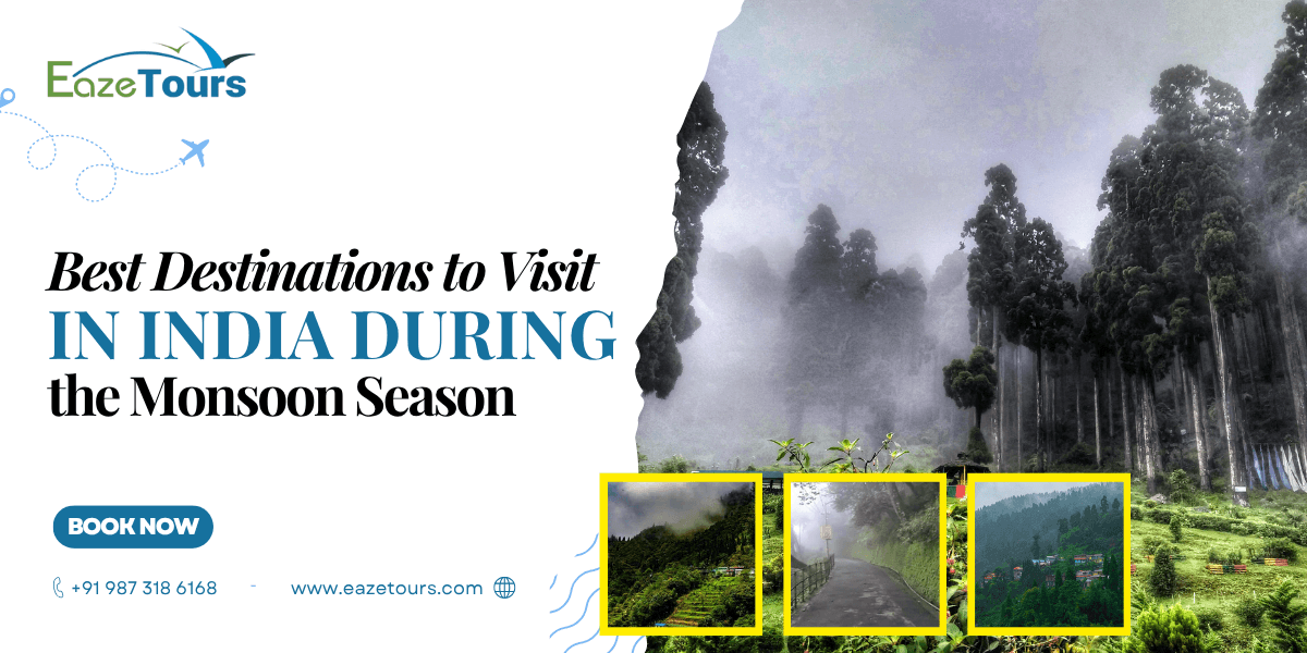 Top Monsoon Destinations in India – Andaman, Darjeeling & Manali | Eaze Tours